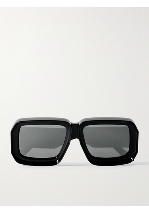 LOEWE - Paula's Ibiza Dive Oversized Square-Frame Acetate Sunglasses - Men - Black