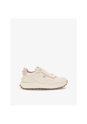 Womens KG Kurt Geiger Louisa Faux-Leather Low-Top Trainers