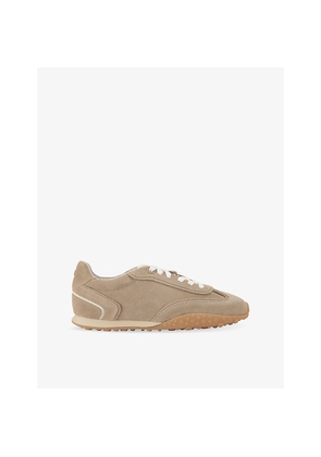 Womens KG Kurt Geiger Lagos Suede Low-Top Trainers