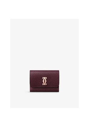 Womens C De Cartier Mini Leather Wallet