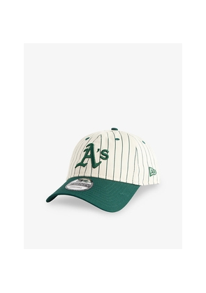 Mens New Era Oakland Athletics mlb Pinstripe 9Twenty Adjustable Cotton Cap