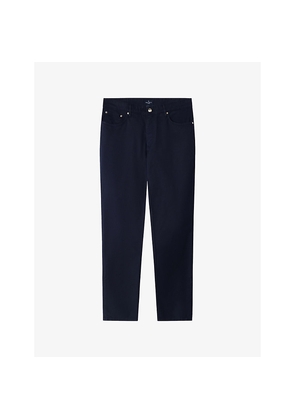 Mens Hackett Tapered-Leg Mid-Rise Stretch-Denim Jeans
