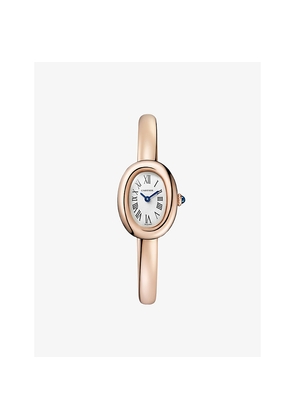 Cartier Baignoire Mini Size 15 18ct Rose-Gold Quartz Watch 24.6mm