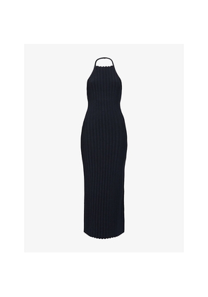 Womens Jacquemus The Halter Knitted Midi Dress