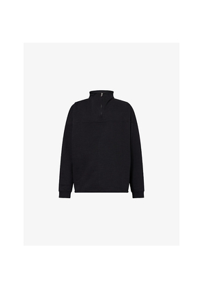 Mens Jacquemus Le Camionneur Rond Half-Zip Cotton Sweatshirt
