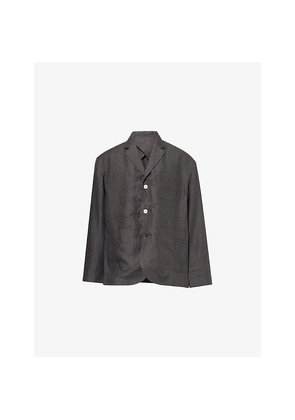 Mens Jacquemus The Pastro Pinstripe Linen Blazer
