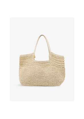 Womens Reiss Evelyn Woven Tote Bag