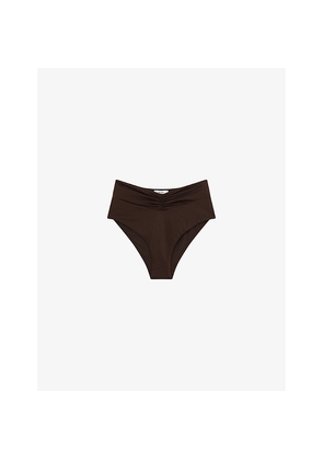 Womens Reiss Maisie Ruched Bikini Bottoms
