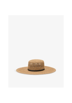 Womens Reiss Astrid Straw Sun Hat