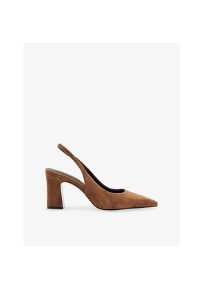 Womens Reiss Lorena Suede Slingback Courts