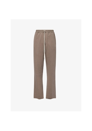 Mens Rick Owens Dietrich Drawstring-Waistband Cotton Trousers