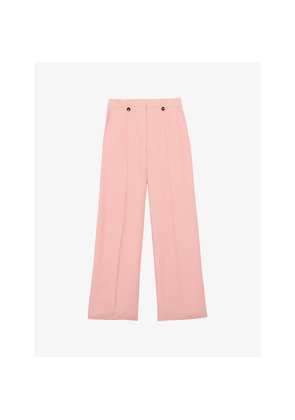 Womens Reiss Magda Wide-Leg Woven Suit Trousers