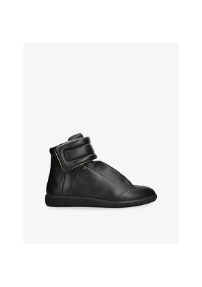 Mens Maison Margiela Future Leather Mid-Top Trainers