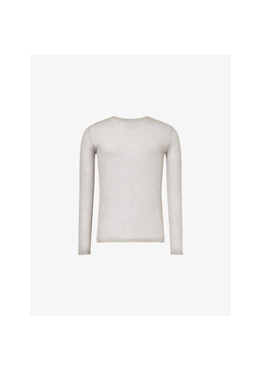 Mens Rick Owens Dennis Sheer Cashmere Top