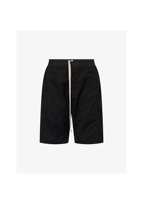 Mens Rick Owens Drkshdw Pusher Wide-Leg Cotton Shorts
