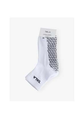 Womens We Are Tala Pilates Grip Pack Of Two Stretch-Woven Socks