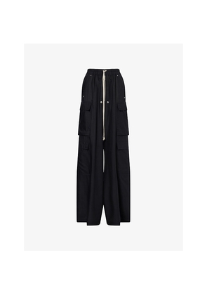 Womens Rick Owens Cargobelas Wool Trousers