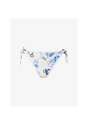 Womens Malina Roselyn Floral-Print Bikini Bottom