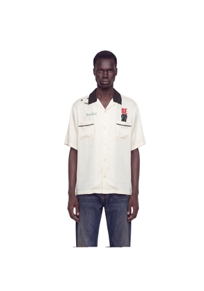 Appliquéd Short-Sleeve Shirt