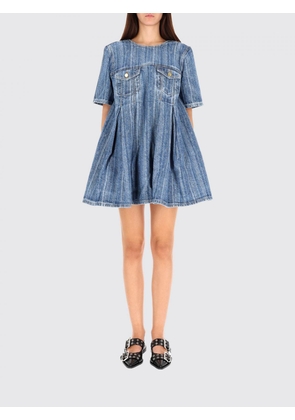 Dress GANNI Woman color Blue