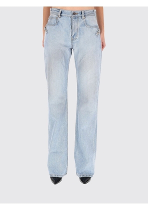 Pants BALENCIAGA Woman color Denim