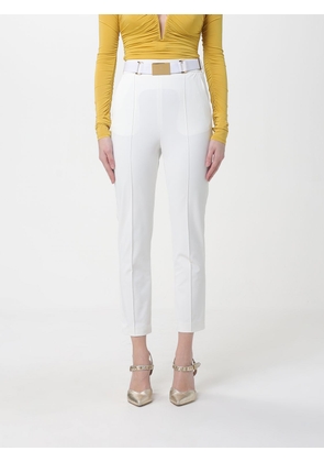 Pants ELISABETTA FRANCHI Woman color White
