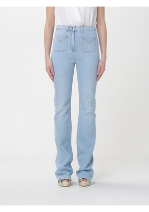 Pants ELISABETTA FRANCHI Woman color Blue