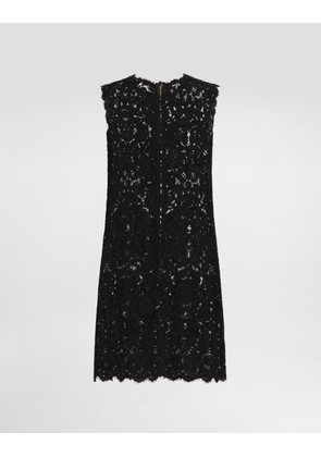 Dolce & Gabbana Cordonetto Lace Dress - Woman Dresses Black 46