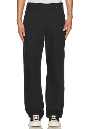 Dickies Relaxed Fit Duck Jeans in Rinsed Black - Black. Size 34 (also in ).