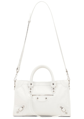 Balenciaga Le City Small Bag in Optic White - White. Size all.