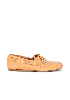 Ancient Greek Sandals Pliaria Loafer in Natural - Cognac. Size 36 (also in 37, 38, 39, 40, 41).