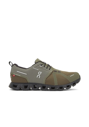 On Cloud 5 Waterproof Sneaker in Olive & Black - Green. Size 7 (also in ).