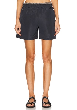 Miu Miu Mini Short in Blue - Blue. Size 40 (also in 42).