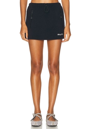 Miu Miu Mini Skirt in Bleu - Blue. Size 38 (also in ).