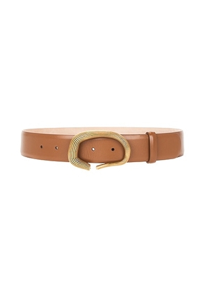 KHAITE Churro 35mm Belt in Dark Honey - Brown. Size 70 (also in 80, 85, 90).