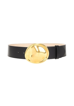 KHAITE Keefe 35mm Belt in Black - Black. Size 85 (also in 90).