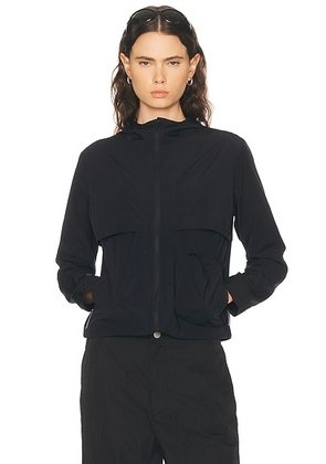 Literary Sport Adrienne Run Jacket in Black - Black. Size L (also in S, XS).