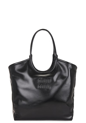 Miu Miu Ivy Handbag in Nero - Black. Size all.