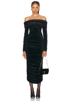 Ronny Kobo Varonica Dress in Black - Black. Size M (also in ).