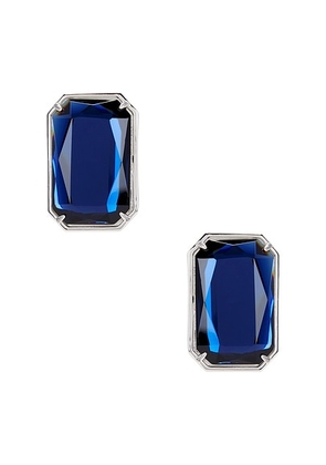 Retrofete Kelsey Gemstone Earring in Sapphire - Blue. Size all.