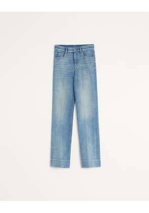 Valentino Denim Trousers Woman DENIM 24