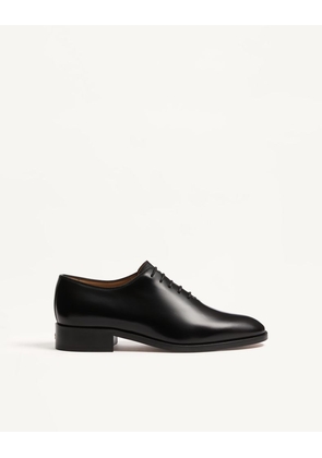 Valentino Garavani Pas Des Dieux Oxford In Leather Man BLACK 40