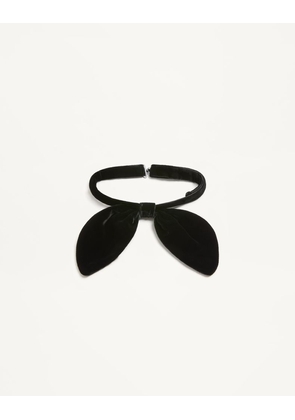 Valentino Garavani Valentie Velvet Bow Tie Man BLACK UNI