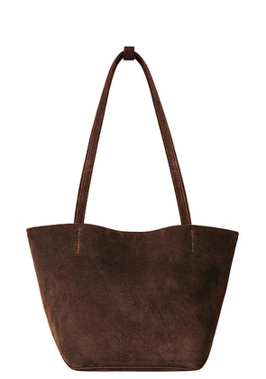 The Row Park Edge Medium Tote Bag in Mocha ANS - Brown. Size all.