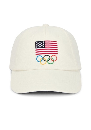 Polo Ralph Lauren Winter Olympics Cap in Andover Cream - Cream. Size all.