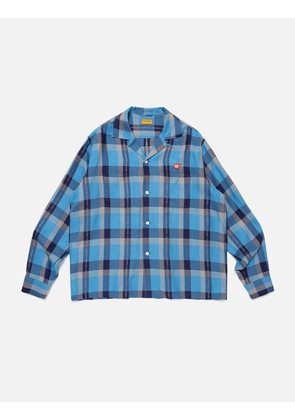Open Collar Check Shirt