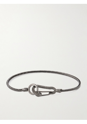 Mikia - Ruthenium-Plated Bracelet - Men - Gray - M