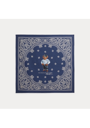 Polo Bear Paisley Cotton Bandanna