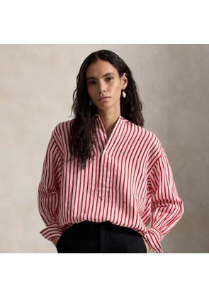 Striped Linen-Cotton Shirt