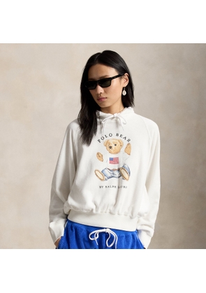 Shrunken Fit Polo Bear Terry Hoodie